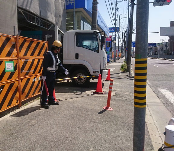 歩行者誘導・癒やし