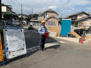 通行止めの誘導